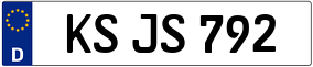 Truck License Plate